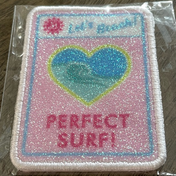 Stoney Clover Lane Barbie Glitter Surf patch let’s Beach Ltd Edition - Picture 3 of 3